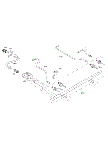 Manifold parts for Thermador Range PRD304EHU/05 from AppliancePartsPros.com