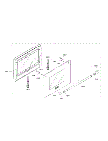 Door Assy parts for Thermador Range PRD304EHU/05 from AppliancePartsPros.com