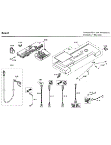Control Panel parts for Bosch Washer WFMC3301UC/13 from AppliancePartsPros.com