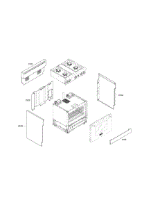 Main Assy parts for Thermador Range PRD304EHU/07 from AppliancePartsPros.com