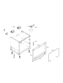 Cabinet parts for Thermador Range PRD304EHU/07 from AppliancePartsPros.com