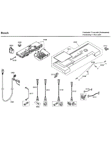 Control Panel parts for Bosch Washer WFMC4301UC/13 from AppliancePartsPros.com