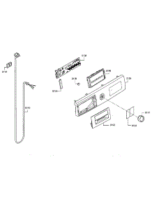 Control Panel parts for Bosch Washer WAT28400UC/09 from AppliancePartsPros.com