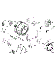 Drum parts for Bosch Washer WAT28400UC/12 from AppliancePartsPros.com