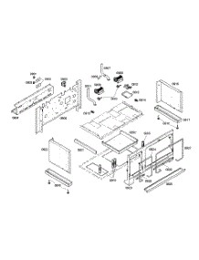 Cabinet Parts 2 parts for Thermador Range PD484GED01 from AppliancePartsPros.com