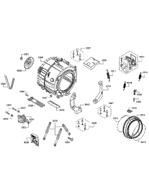 Tub parts for Bosch Washer WAT28402UC/09 from AppliancePartsPros.com