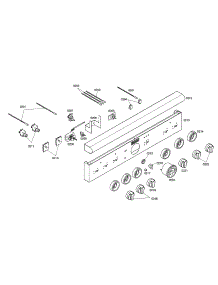 Control Panel / Knobs parts for Thermador Range PDR364GDZS/03 from AppliancePartsPros.com