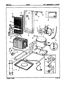 Unit Compartment & System parts for Jenn-Air Side-By-Side Refrigerator JRS221/9Q10B from AppliancePartsPros.com