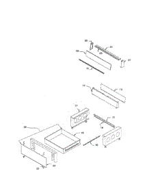 Storage Drawer & Compartment parts for Thermador Range RDSS30RS/01 from AppliancePartsPros.com
