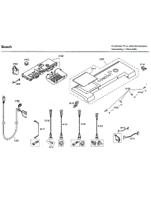 Control Panel parts for Bosch Washer WFMC3301UC/10 from AppliancePartsPros.com