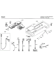 Control Panel parts for Bosch Washer WFMC4301UC/09 from AppliancePartsPros.com