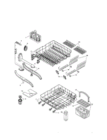 Racks parts for Bosch Dishwasher SHU9902UC/06 / FD 7905-7912 from AppliancePartsPros.com