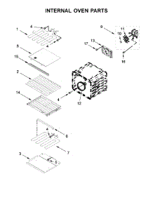 Internal Oven Parts parts for Kitchenaid Wall Oven/Microwave Combo KOCE507EWH06 from AppliancePartsPros.com