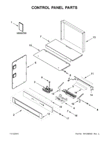 Control Panel Parts parts for Kitchenaid Wall Oven/Microwave Combo KOCE900HBS00 from AppliancePartsPros.com