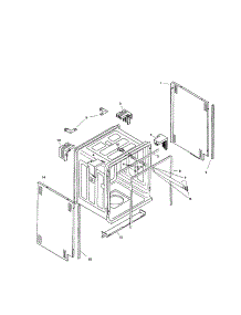 Tank Assembly parts for Bosch Dishwasher SHU9915UC/11 / FD 8002-8003 from AppliancePartsPros.com