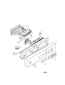 Fascia Panel parts for Bosch Dishwasher SHU5312UC/12 from AppliancePartsPros.com