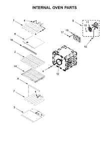 Internal Oven Parts parts for Kitchenaid Wall Oven/Microwave Combo KOCE507ESS07 from AppliancePartsPros.com