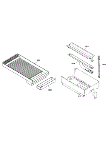 Griddle parts for Thermador Gas Range PRG486ELG01 from AppliancePartsPros.com