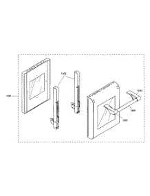 Small Door parts for Thermador Gas Range PRG486ELG01 from AppliancePartsPros.com