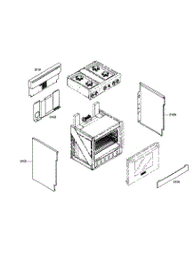 Outside Parts parts for Thermador Gas Range PRL304EH02 from AppliancePartsPros.com