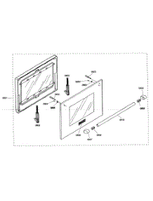 Oven Door parts for Thermador Gas Range PRL304EH02 from AppliancePartsPros.com