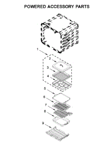 Powered Accessory Parts parts for Kitchenaid Wall Oven/Microwave Combo KOCE900HSS00 from AppliancePartsPros.com