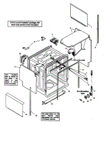 Body parts for Bosch Dishwasher SHU66E05UC/14 from AppliancePartsPros.com