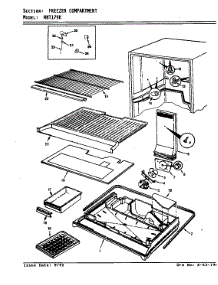 Freezer Compartment parts for Maytag Refrigerator NNT179K/AC25B from AppliancePartsPros.com