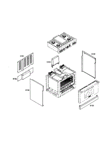 Cabinet Parts parts for Thermador Gas Range PRL364EDG03 from AppliancePartsPros.com