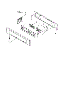 Control Panel parts for Kitchenaid Wall Oven/Microwave Combo KEMS308SSS03 from AppliancePartsPros.com
