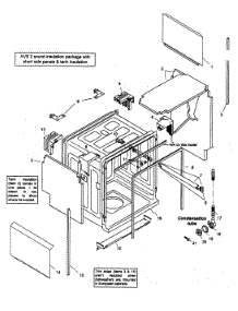 Tank Assy parts for Bosch Dishwasher SHU66E07UC/14 from AppliancePartsPros.com
