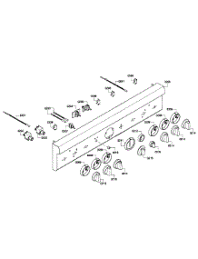 Control Panel parts for Thermador Gas Range PRG366GH/01 from AppliancePartsPros.com