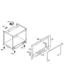 Frame Assy parts for Thermador Gas Range PRG366GH/01 from AppliancePartsPros.com