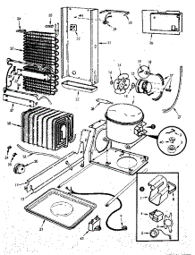 Refrigerator / Unit Compartment & System parts for Jenn-Air Side-By-Side Refrigerator JRSI202B/M8N01A from AppliancePartsPros.com