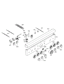 Control Panel parts for Thermador Gas Range PRG364ELG01 from AppliancePartsPros.com