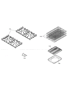 Racks parts for Thermador Gas Range PRG364ELG01 from AppliancePartsPros.com