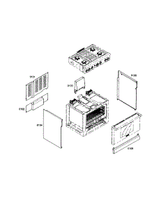 Cabinet Parts parts for Thermador Gas Range PRG364ELG01 from AppliancePartsPros.com