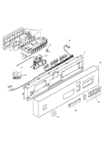 Fascia Panel parts for Bosch Dishwasher SHU5306UC/12 from AppliancePartsPros.com