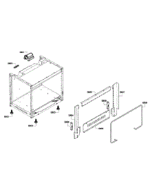 Frame Assy parts for Thermador Gas Range PRG364GDH/01 from AppliancePartsPros.com