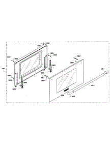 Door Assy parts for Thermador Gas Range PRG364GDH/01 from AppliancePartsPros.com