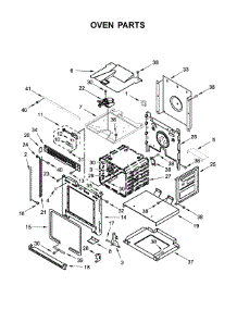 Oven Parts parts for Kitchenaid Electric Wall Oven KODC304EWH01 from AppliancePartsPros.com
