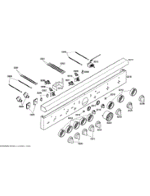 Control Panel parts for Thermador Gas Range PRL484ECG02 from AppliancePartsPros.com