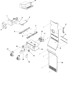 Lights And Ice Maker parts for Jenn-Air Side-By-Side Refrigerator JS2628HEHB-PJS2628HHB0 from AppliancePartsPros.com