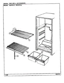 Shelves & Accessories parts for Magic Chef Refrigerator RB191PLA/DE78A from AppliancePartsPros.com