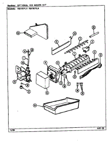 Optional Ice Maker Kit parts for Magic Chef Refrigerator RB191PLA/DE78A from AppliancePartsPros.com