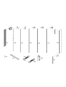 Profile Stripe parts for Thermador Bottom-Mount Refrigerator T36IT70CNS/01 from AppliancePartsPros.com