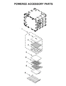 Powered Accessory Parts parts for Kitchenaid Electric Wall Oven KOSE900HSS00 from AppliancePartsPros.com