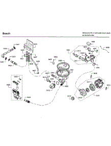 Pump parts for Bosch Dishwasher SHE43RL2UC/64 from AppliancePartsPros.com