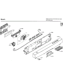 Control Panel parts for Bosch Dishwasher SHE43RL5UC/64 from AppliancePartsPros.com