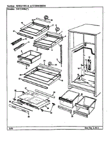 Shelves & Accessories parts for Maytag Refrigerator NNT199KA/CC67A from AppliancePartsPros.com